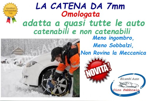 Catene neve 7mm per - catene,